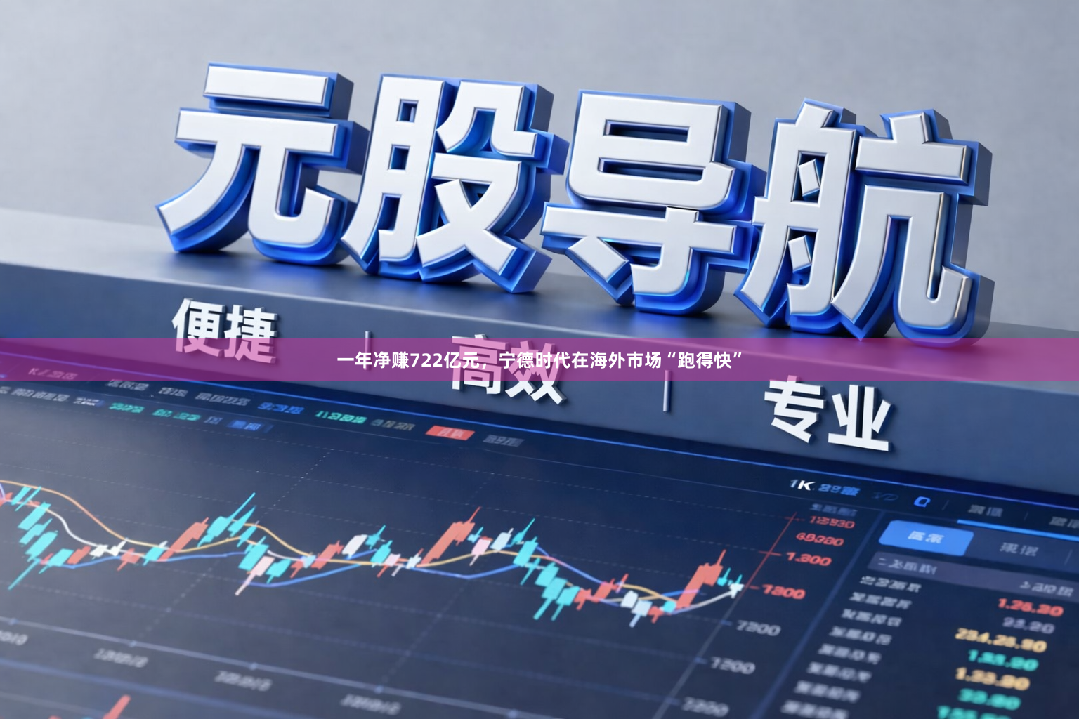 一年净赚722亿元，宁德时代在海外市场“跑得快”