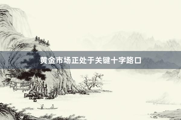 黄金市场正处于关键十字路口